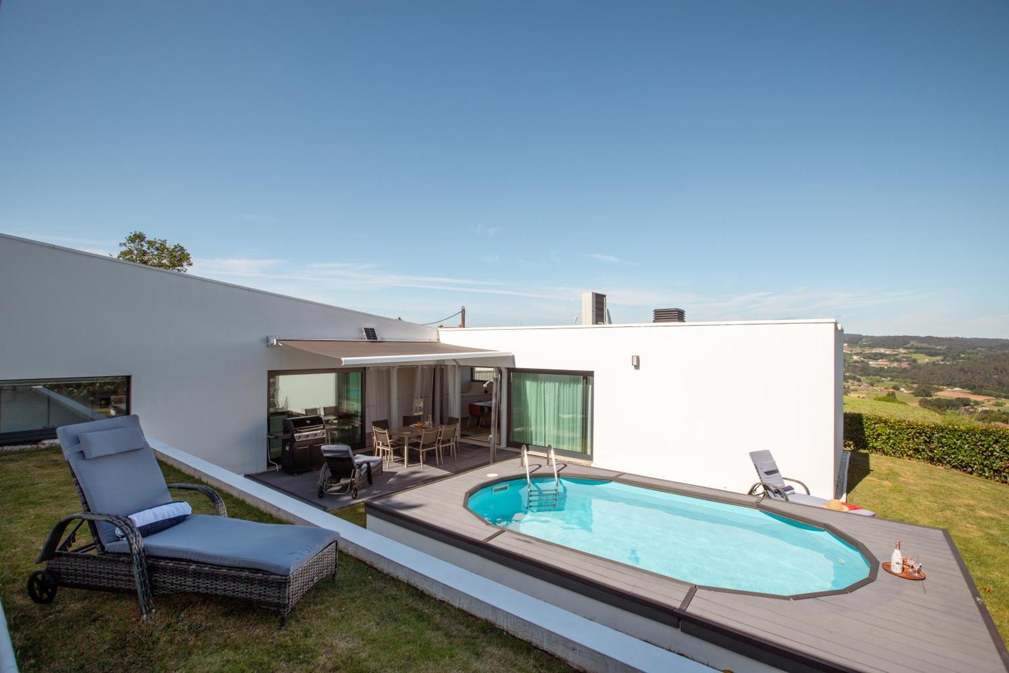 Villa Con Piscina Y Jardin, Santiago De Compostela Teo Extérieur photo