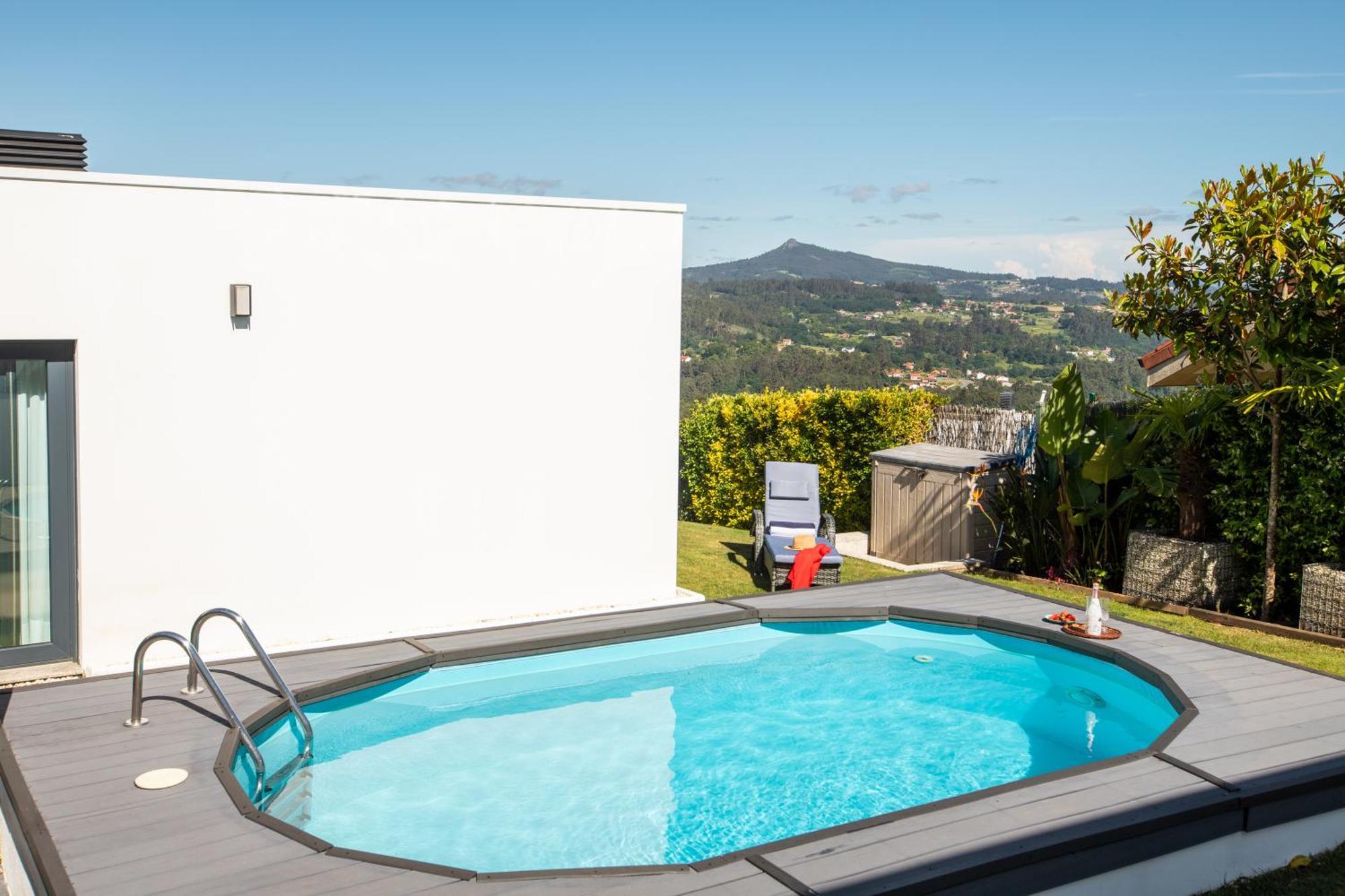 Villa Con Piscina Y Jardin, Santiago De Compostela Teo Extérieur photo
